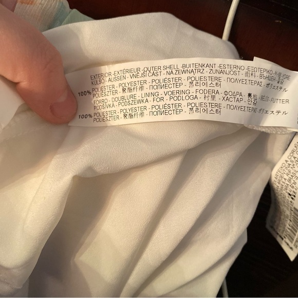 Zara dress watercolour koi fish summer dress lined - Picture 4 of 8